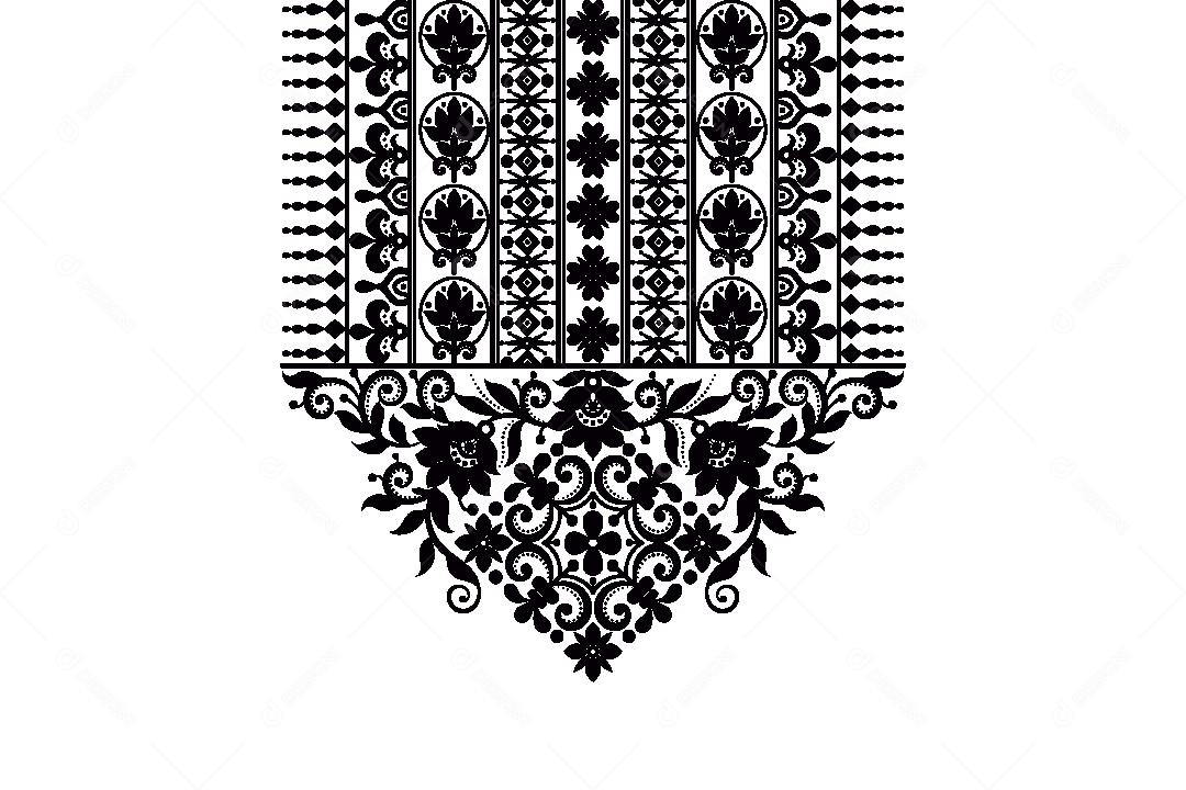 Colar Étnico Ilustração Vetor EPS