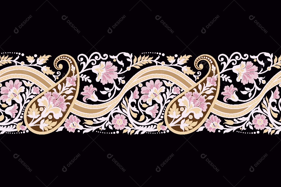 Padrão de Tapete Ilustração Vetor EPS