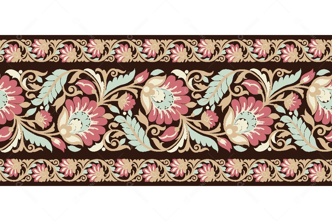 Padrão de Tapete Ilustração Vetor EPS