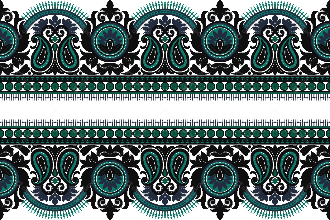 Padrão de Tapete Ilustração Vetor EPS