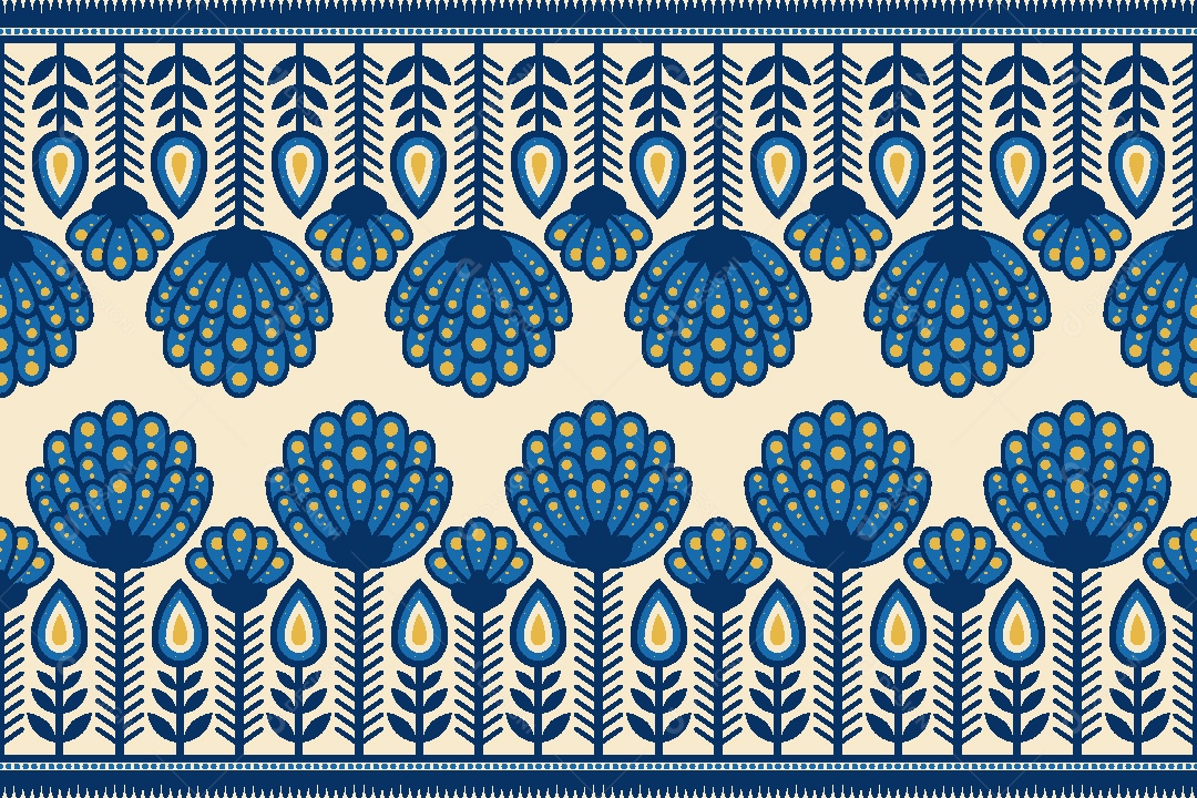 Padrão de Tapete Ilustração Vetor EPS