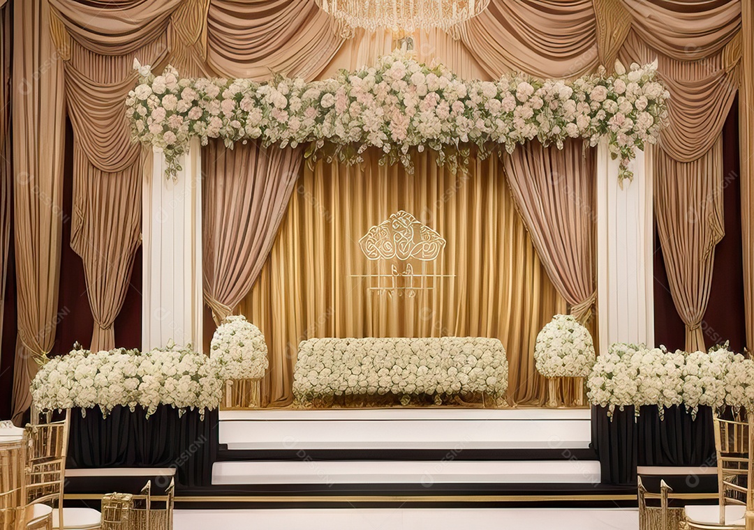 Cenário luxuoso Projete um fundo opulento e elegante