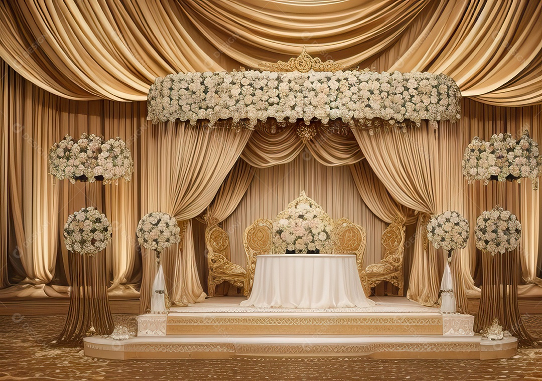 Cenário luxuoso Projete um fundo opulento e elegante