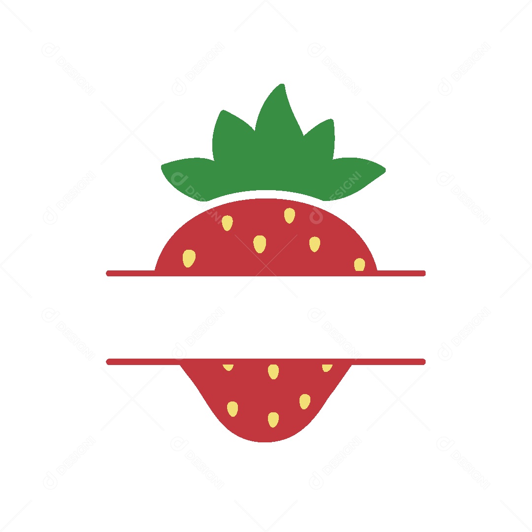 Ícone de Morango Ilustração Vetor EPS