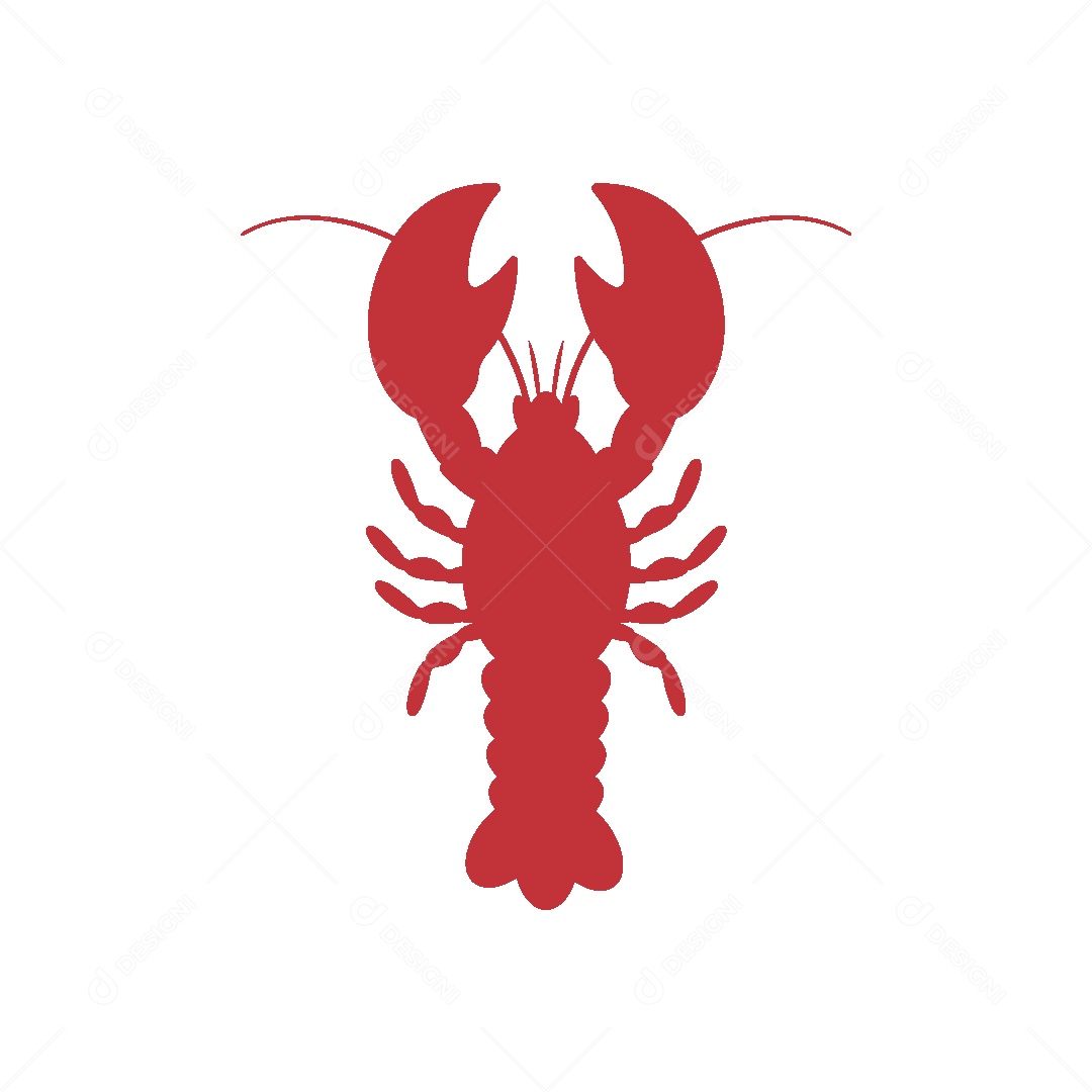 Ícone de Lagosta Ilustração Vetor EPS