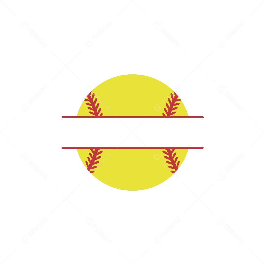 Ícone de Bola de Beisebol Ilustração Vetor EPS