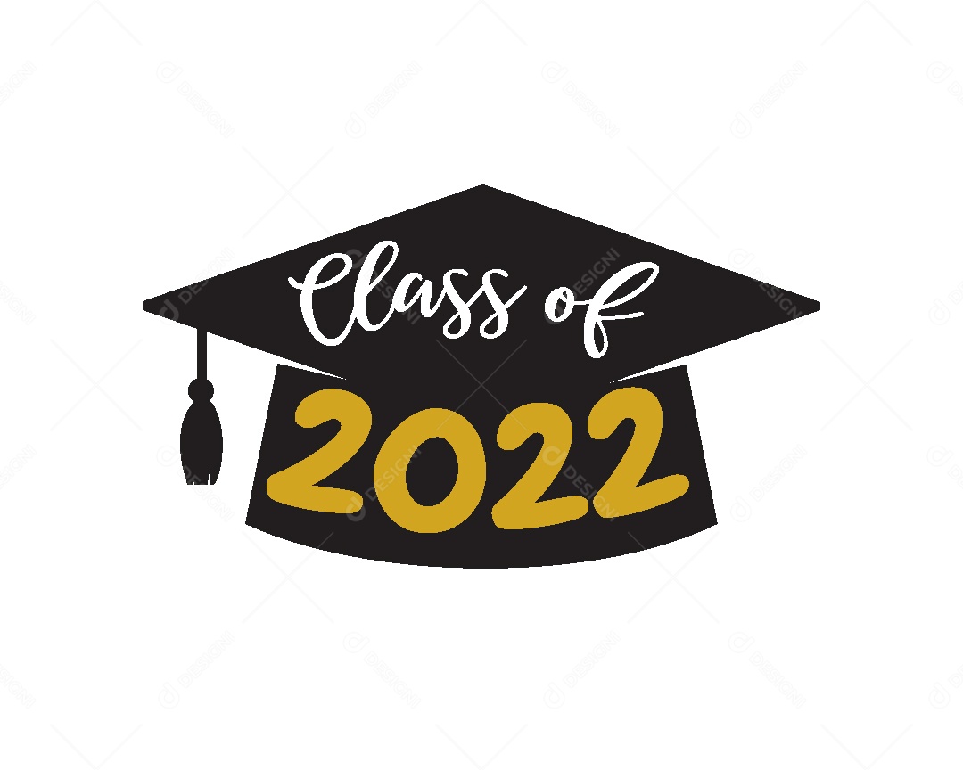 Ilustração de Formatura Turma de 2022 Vetor EPS