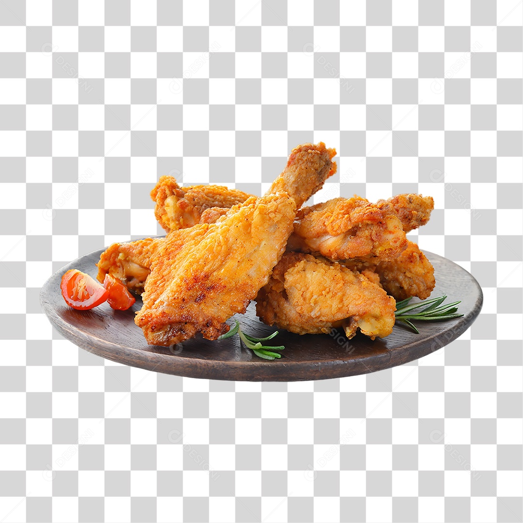 Porção de Frango Frito PNG Transparente