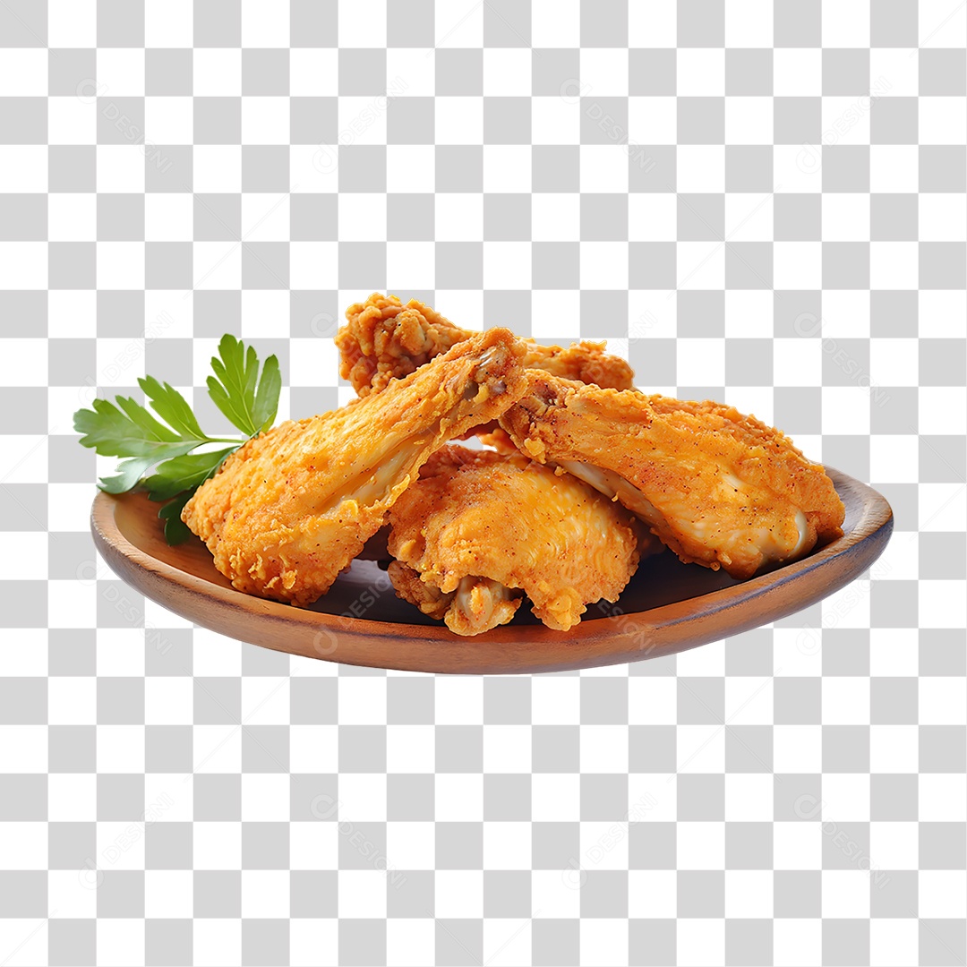 Porção de Frango Frito PNG Transparente