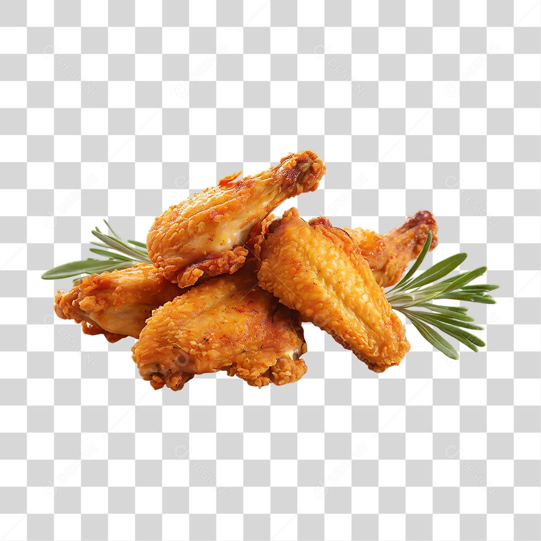 Porção de Frango Frito PNG Transparente