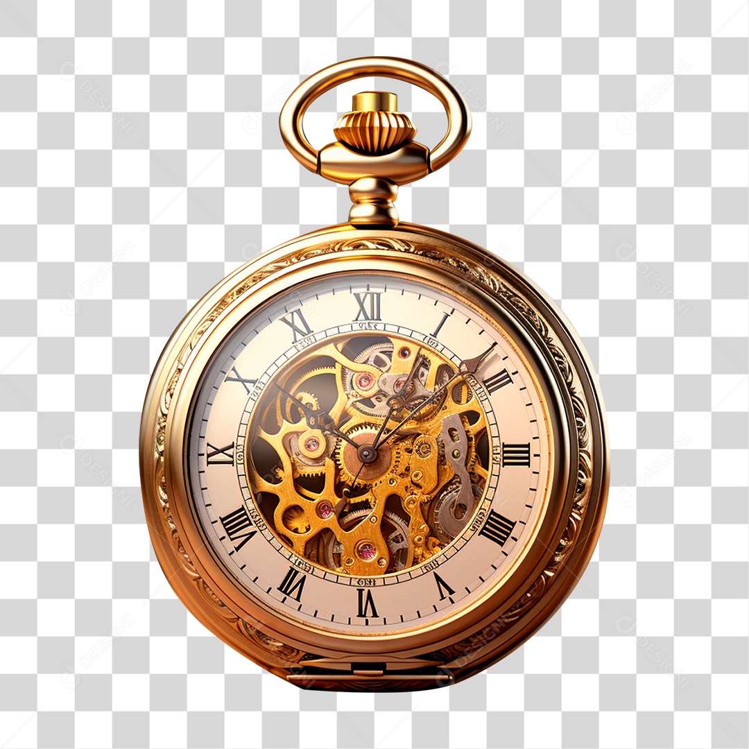 Relógio Antigo Horário PNG Transparente