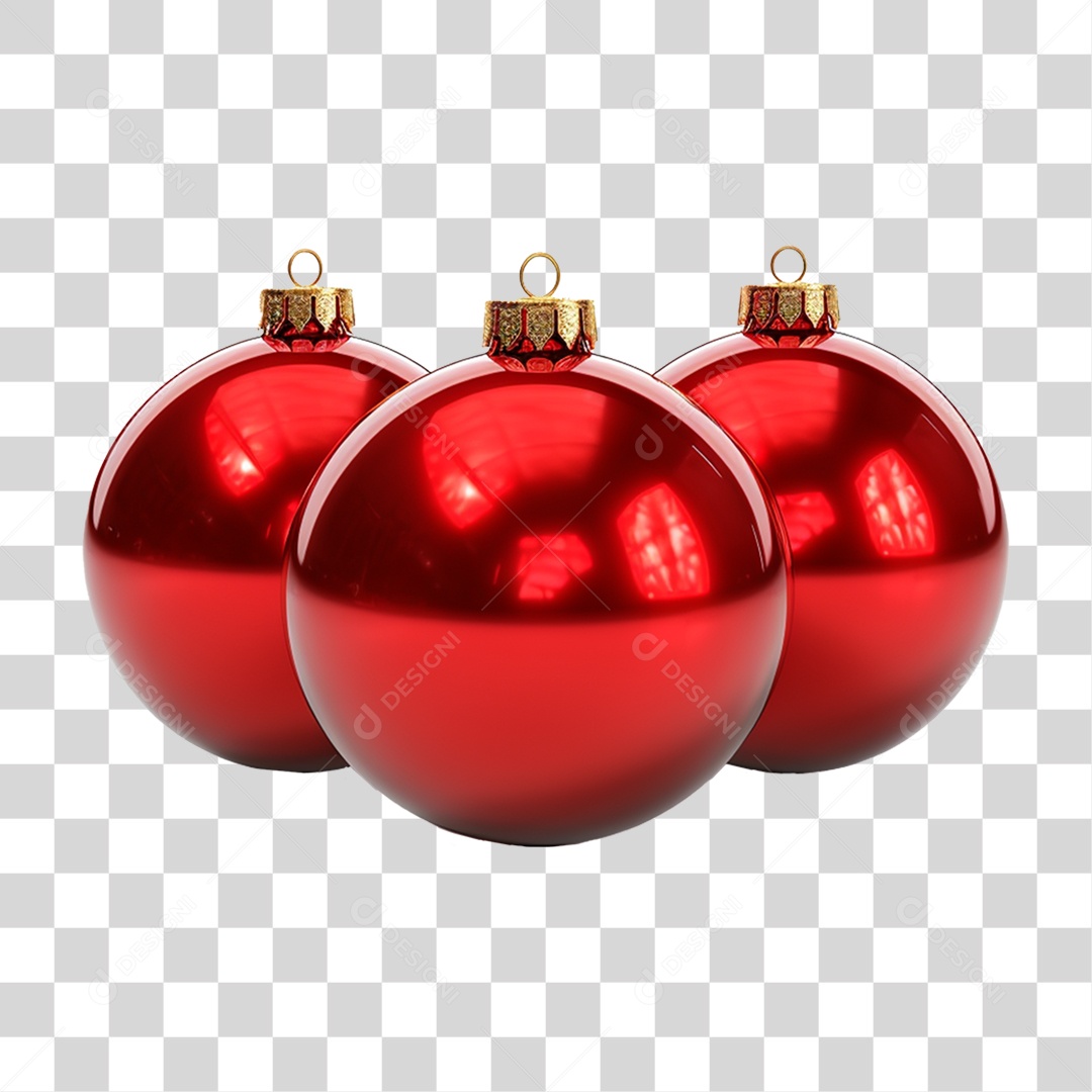 Decorações Enfeites Natalinos PNG Transparente