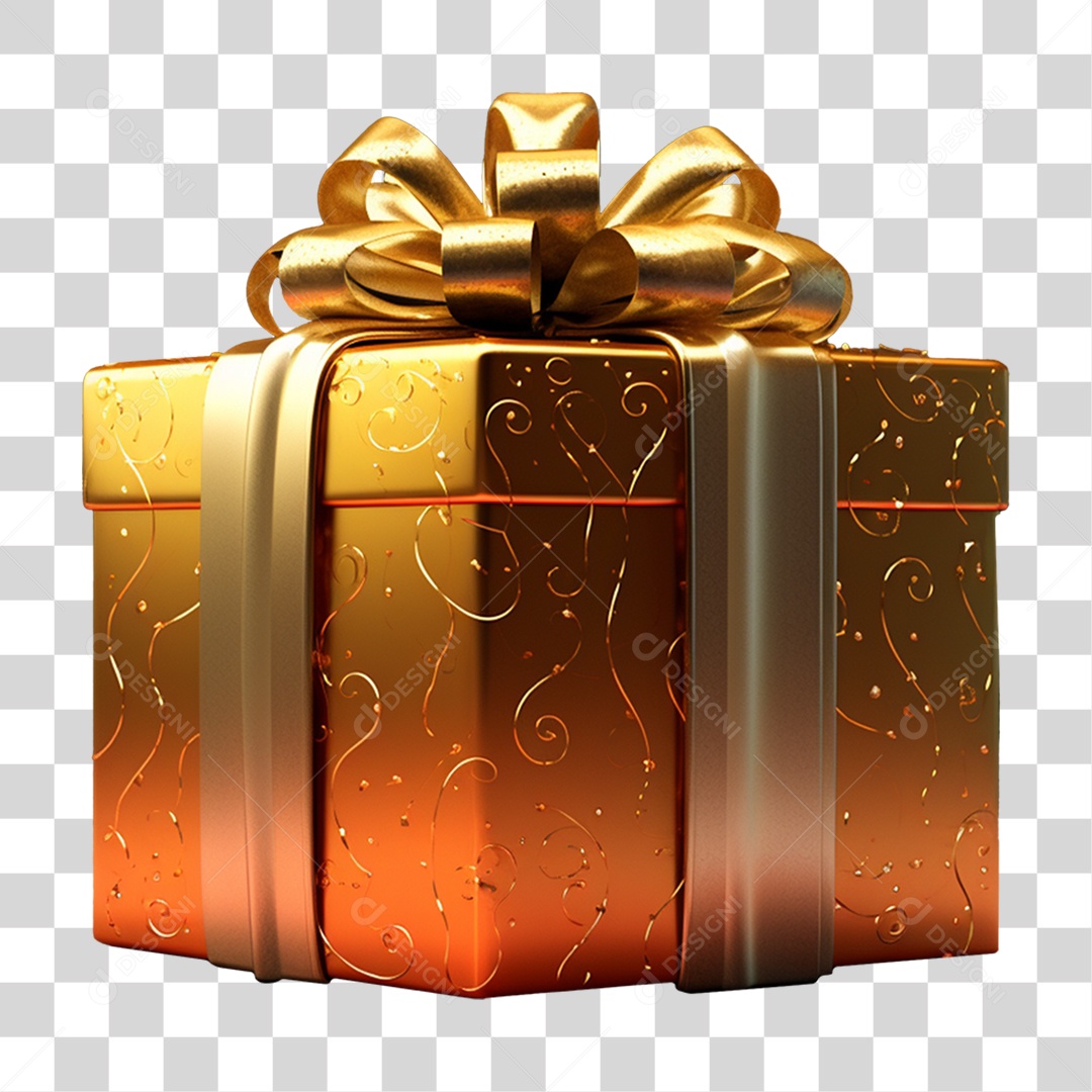 Decorações Enfeites Natalinos Caixa de Presente PNG Transparente