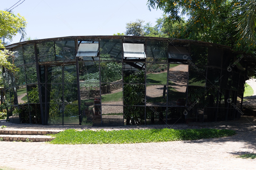 Estufa do jardim botânico.