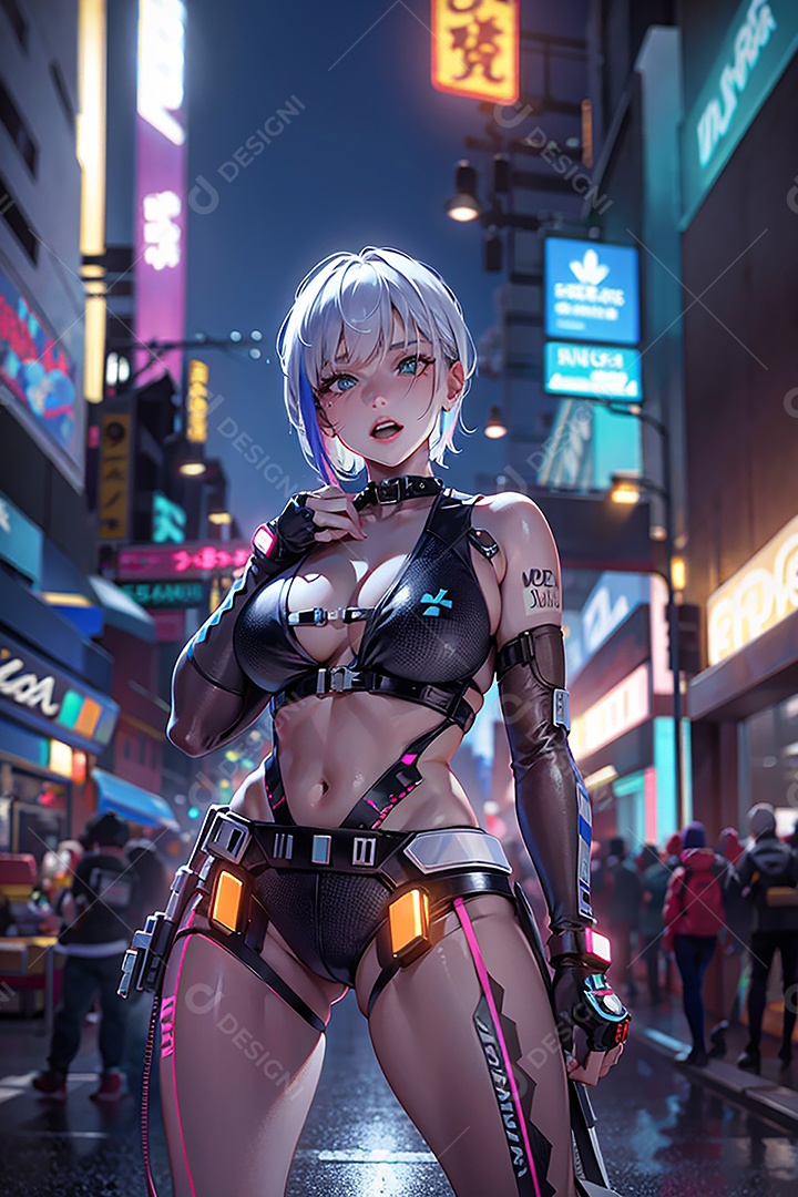 Anime pastel sonho futurista astronauta jovem