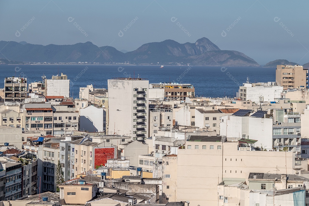 Vista do bairro de ipanema no Rio de Janeiro Brasil