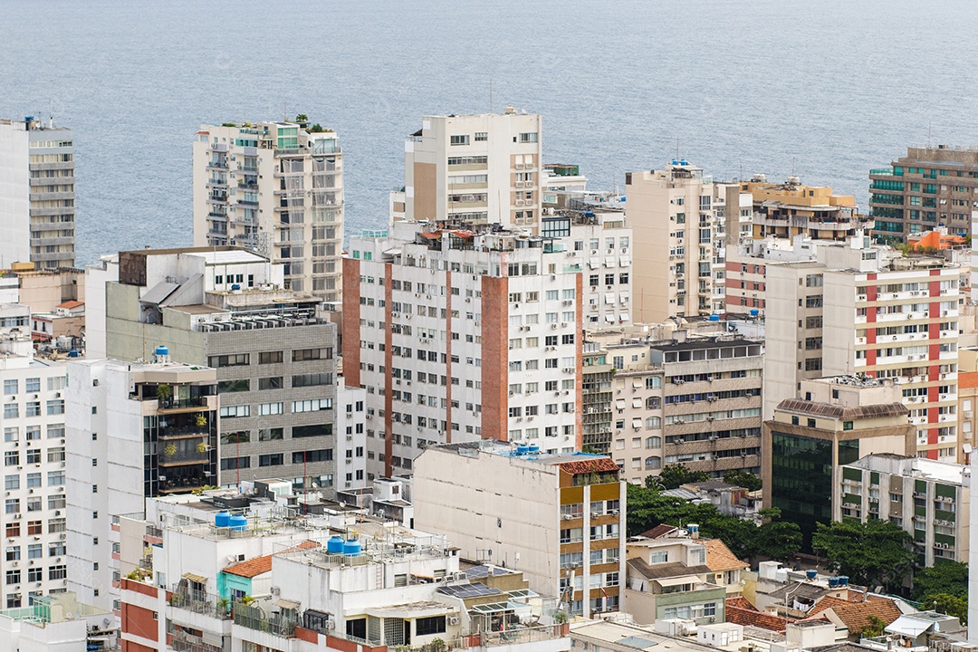 Vista do bairro de ipanema no Rio de Janeiro Brasil