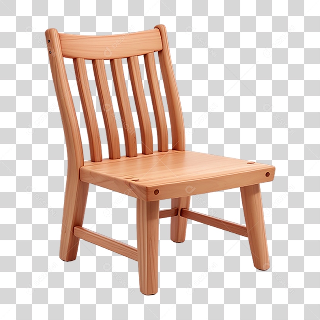 Cadeira de Madeira PNG Transparente