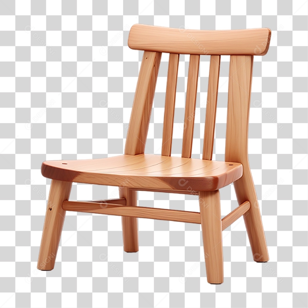 Cadeira de Madeira PNG Transparente