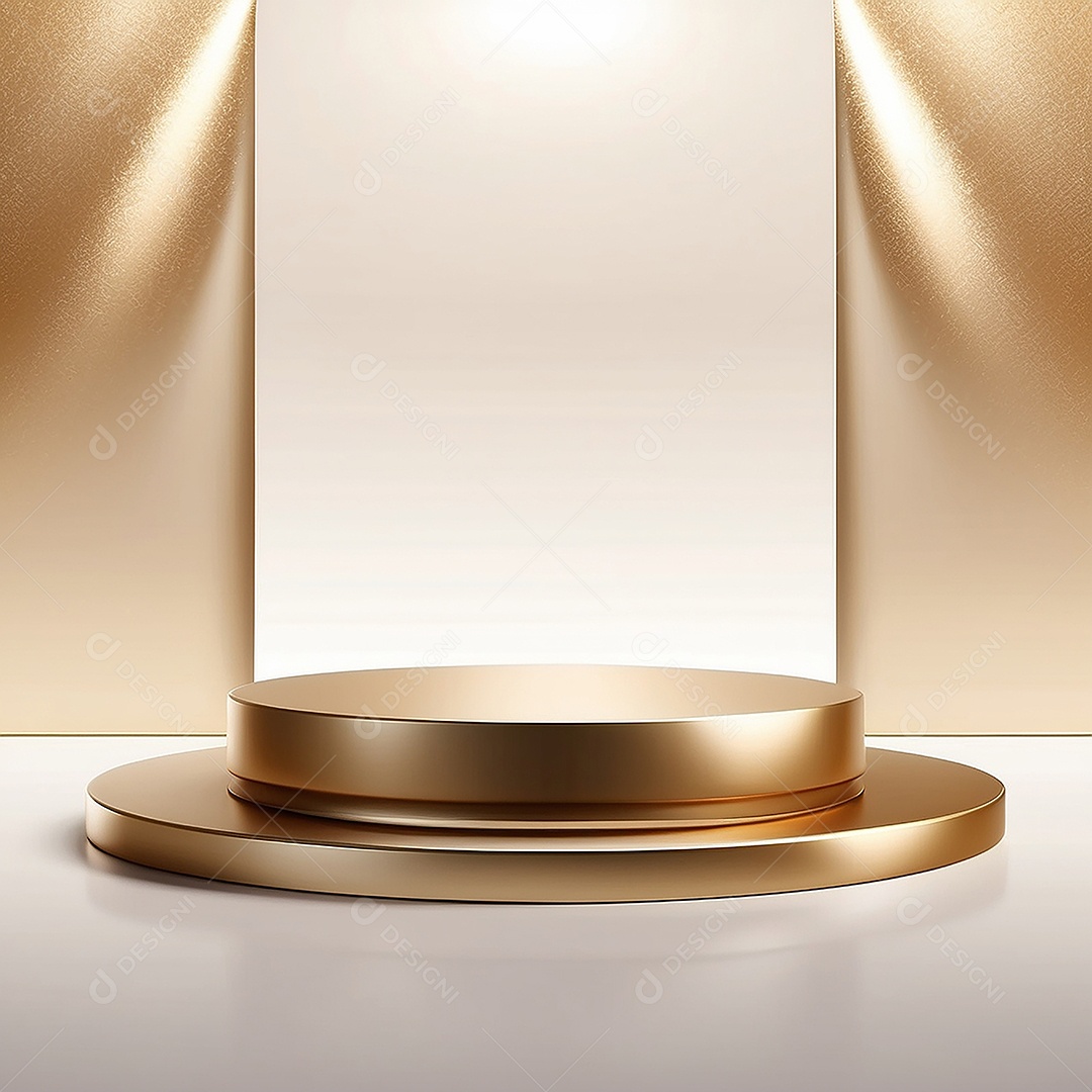 Gradientes de ouro branco fundo do pódio