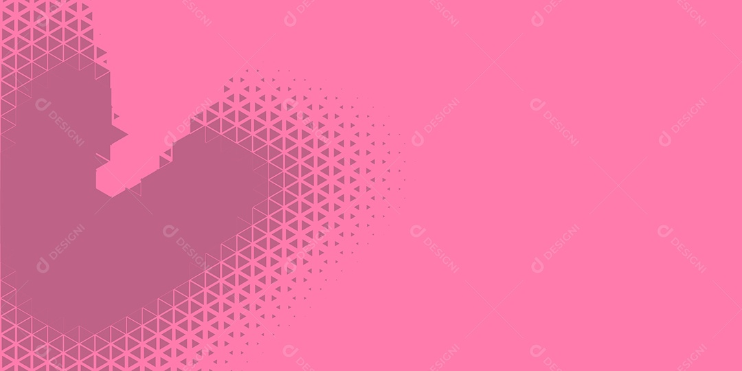 Background Hexágono Abstrato Rosa Ilustração Vetor EPS