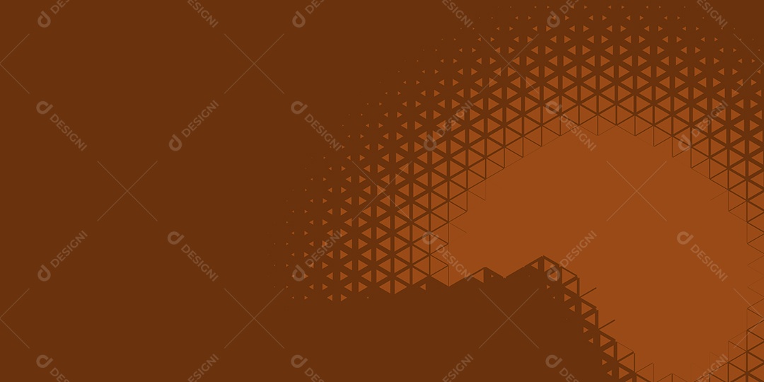 Background Hexágono Abstrato Marrom Ilustração Vetor EPS