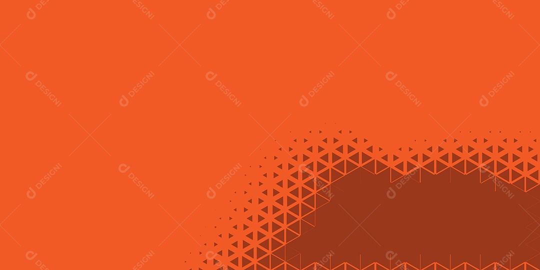 Background Hexágono Abstrato Laranja Ilustração Vetor EPS