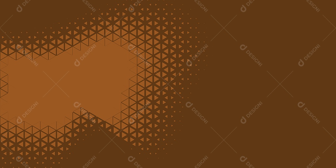 Background Hexágono Abstrato Marrom Ilustração Vetor EPS