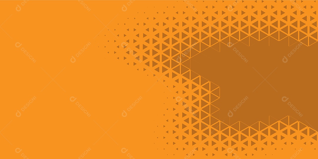 Background Hexágono Abstrato Laranja Ilustração Vetor EPS