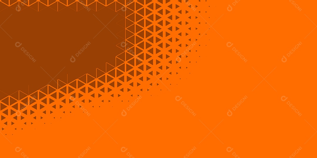 Background Hexágono Abstrato Laranja Ilustração Vetor EPS