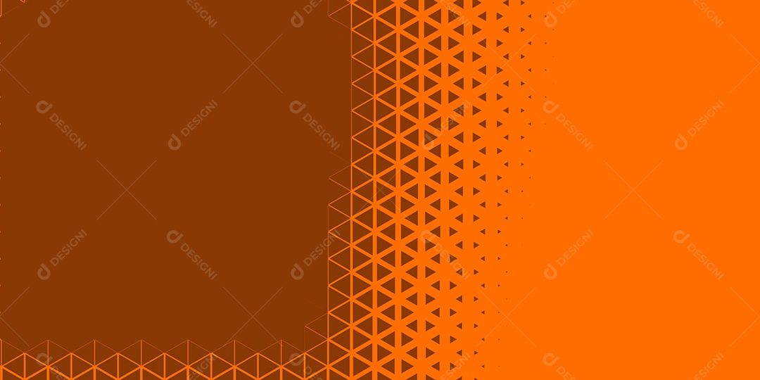 Background Hexágono Abstrato Laranja Ilustração Vetor EPS