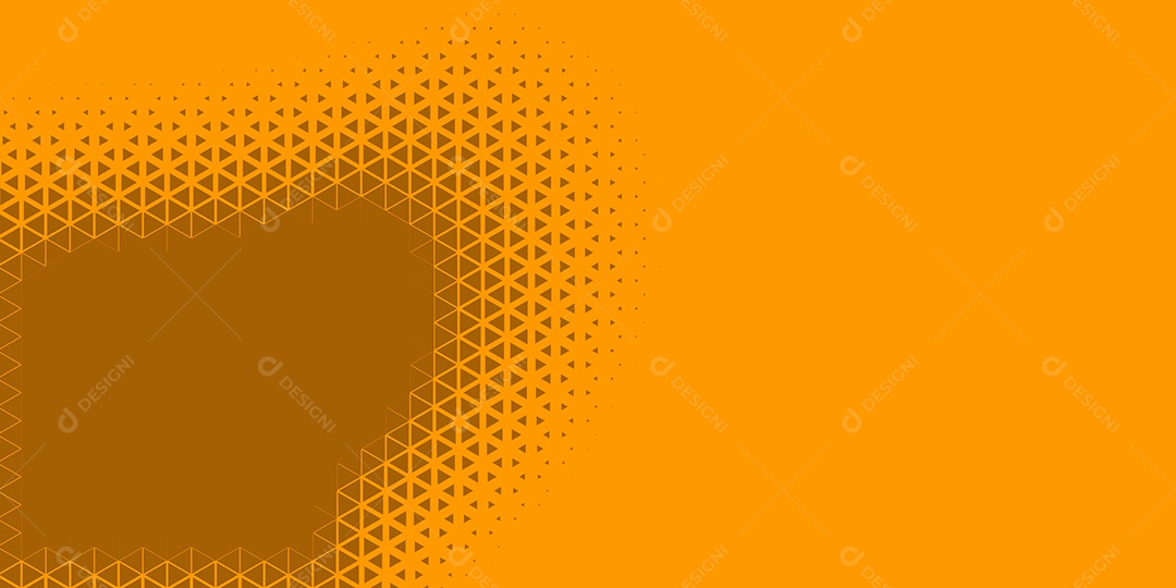 Background Hexágono Abstrato Laranja Ilustração Vetor EPS