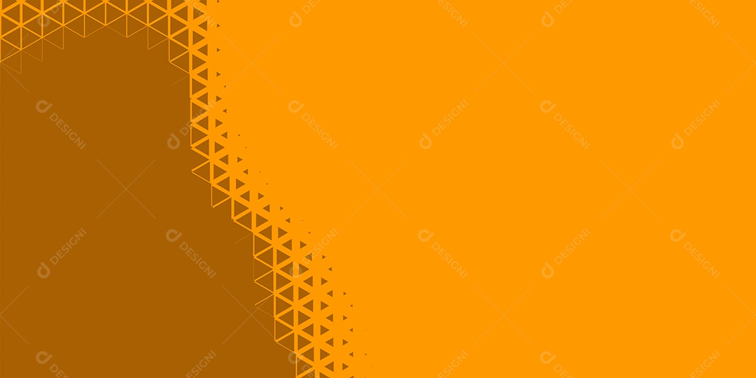 Background Hexágono Abstrato Laranja Ilustração Vetor EPS