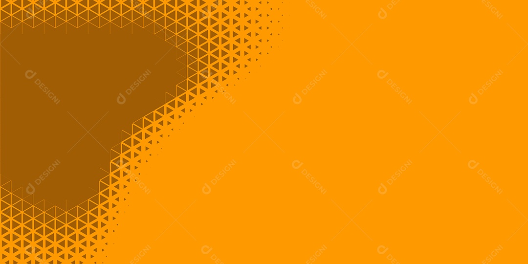 Background Hexágono Abstrato Laranja Ilustração Vetor EPS