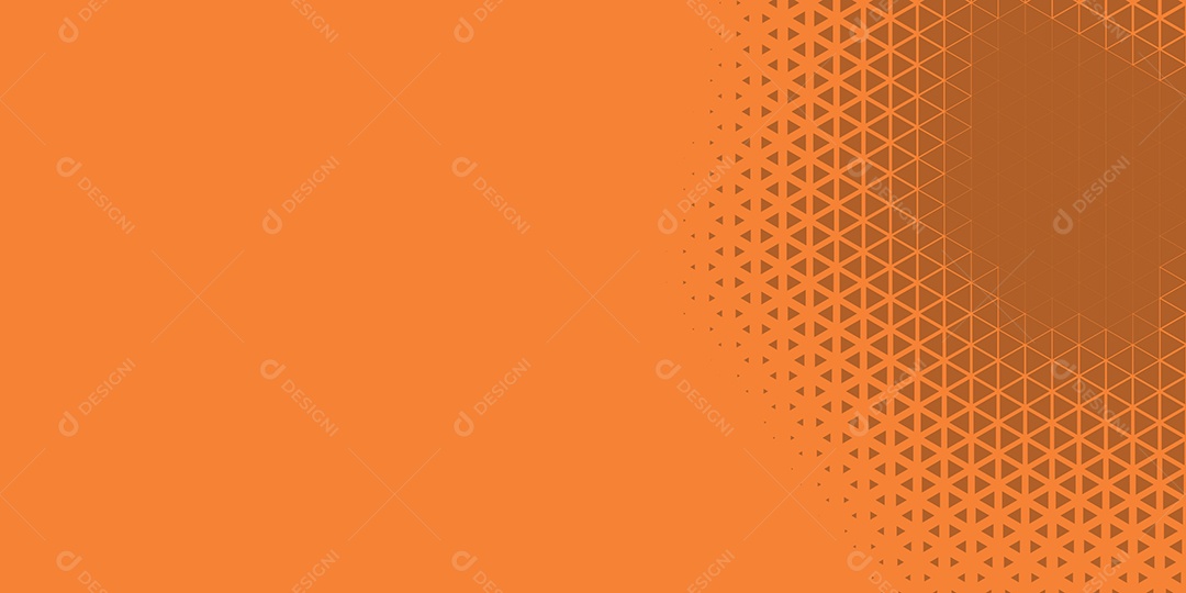 Background Hexágono Abstrato Laranja Ilustração Vetor EPS