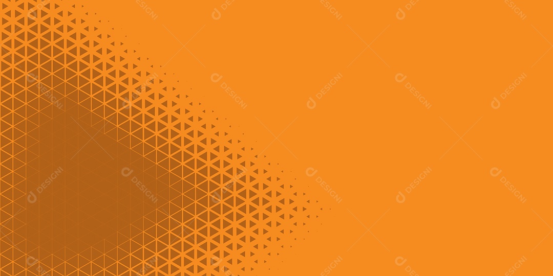 Background Hexágono Abstrato Laranja Ilustração Vetor EPS