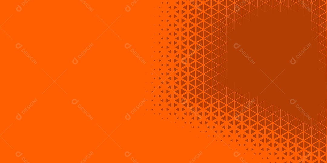 Background Hexágono Abstrato Laranja Ilustração Vetor EPS