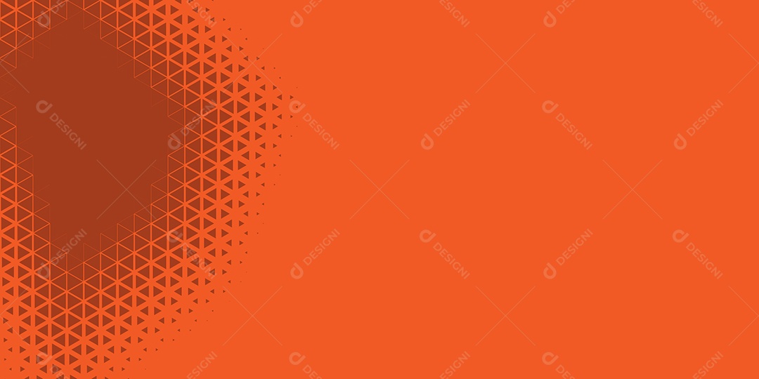 Background Hexágono Abstrato Laranja Ilustração Vetor EPS