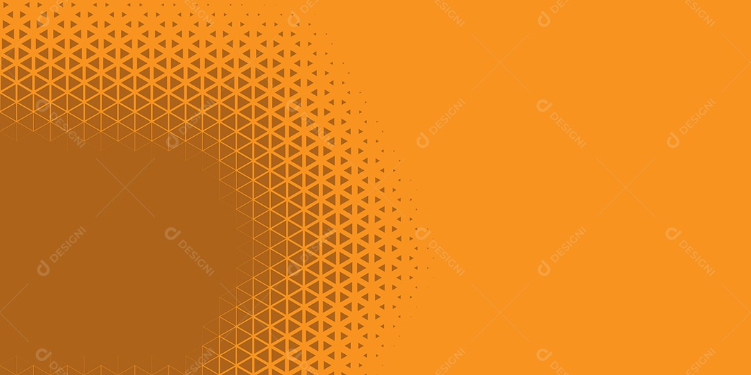 Background Hexágono Abstrato Laranja Ilustração Vetor EPS