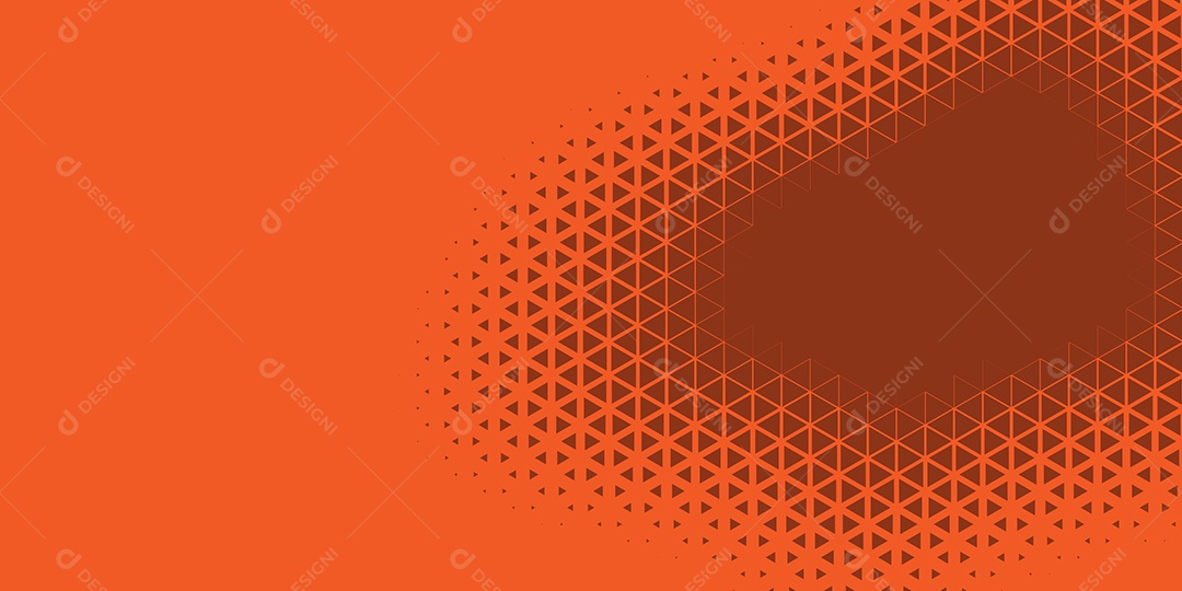 Background Hexágono Abstrato Laranja Ilustração Vetor EPS