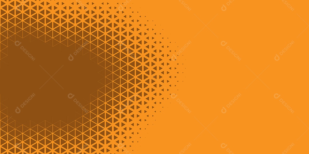 Background Hexágono Abstrato Laranja Ilustração Vetor EPS