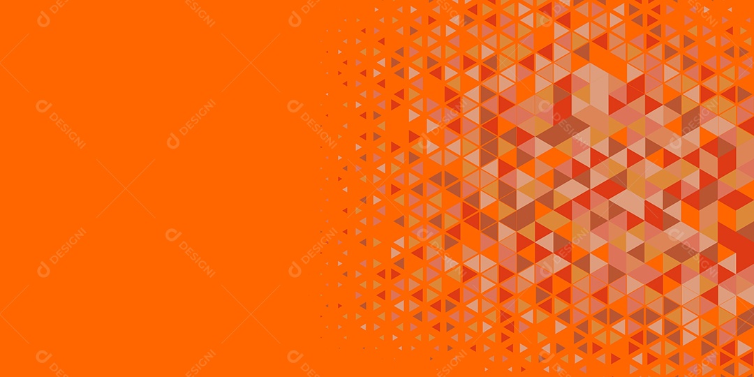 Background Hexágono Abstrato Laranja Ilustração Vetor EPS