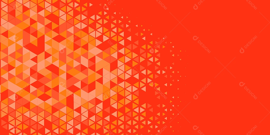 Background Hexágono Abstrato Laranja Ilustração Vetor EPS