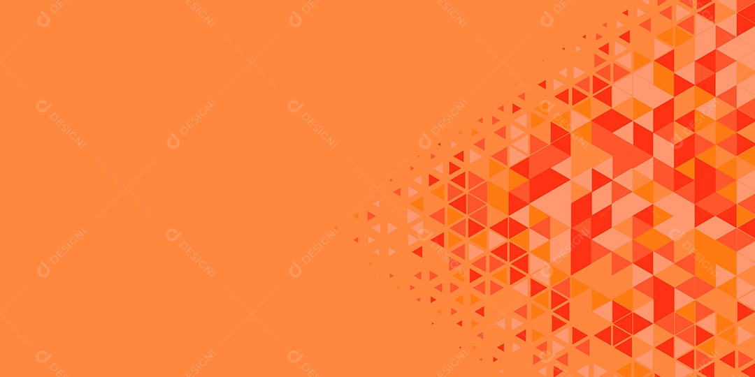 Background Hexágono Abstrato Laranja Ilustração Vetor EPS