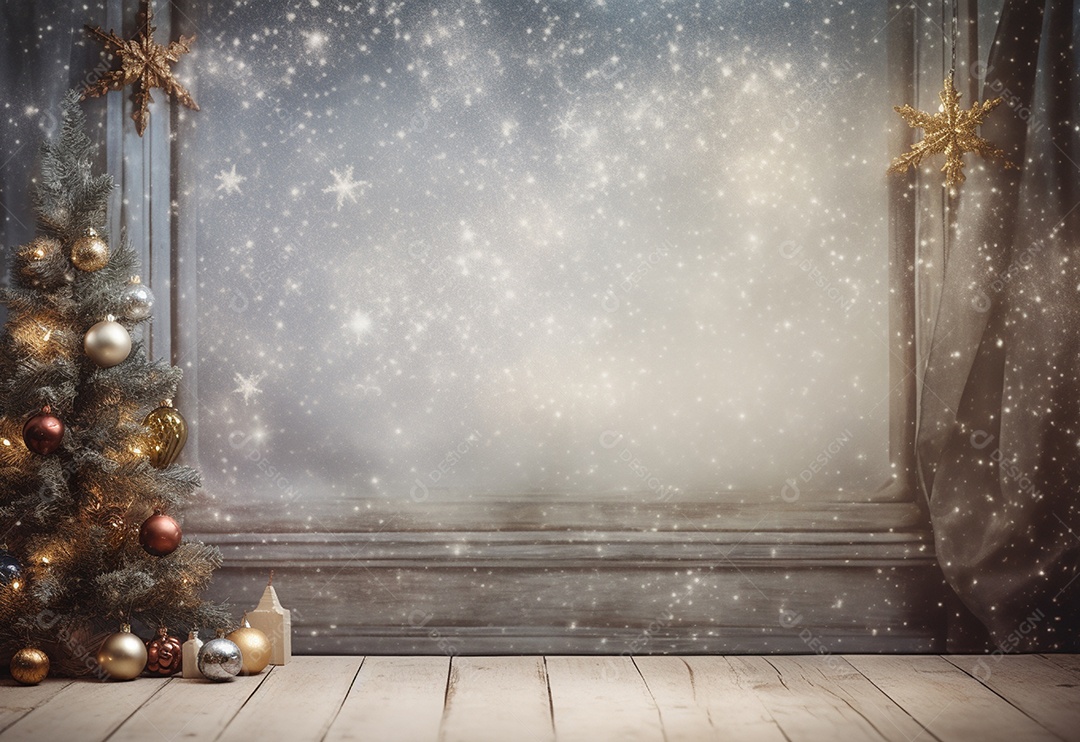 Fundo cenário de natal