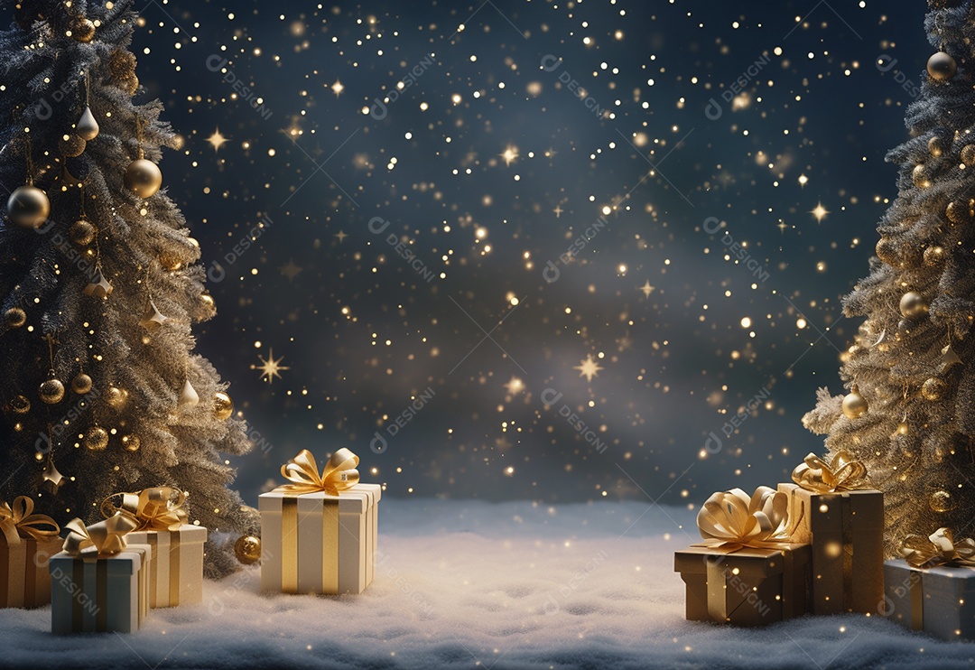 Fundo cenário de natal