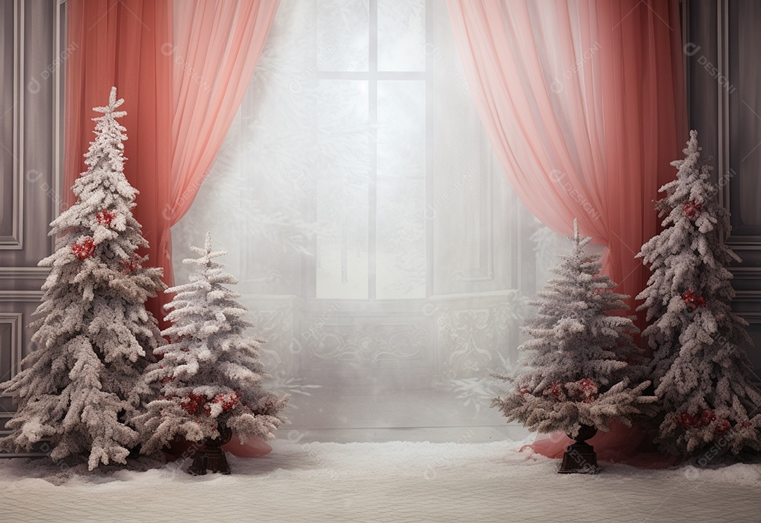 Cenário de árvore de natal