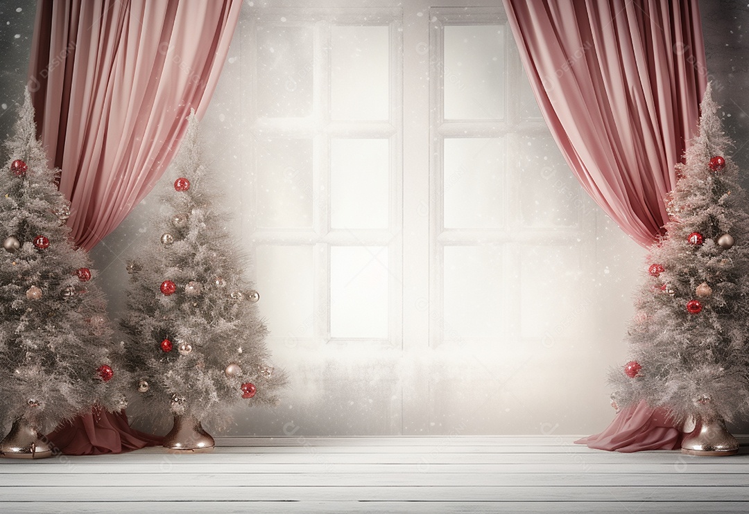 Cenário de árvore de natal