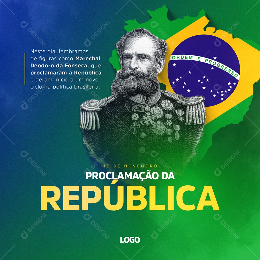 Social Media Feed Proclamação Da República 15 De Novembro PSD Editável