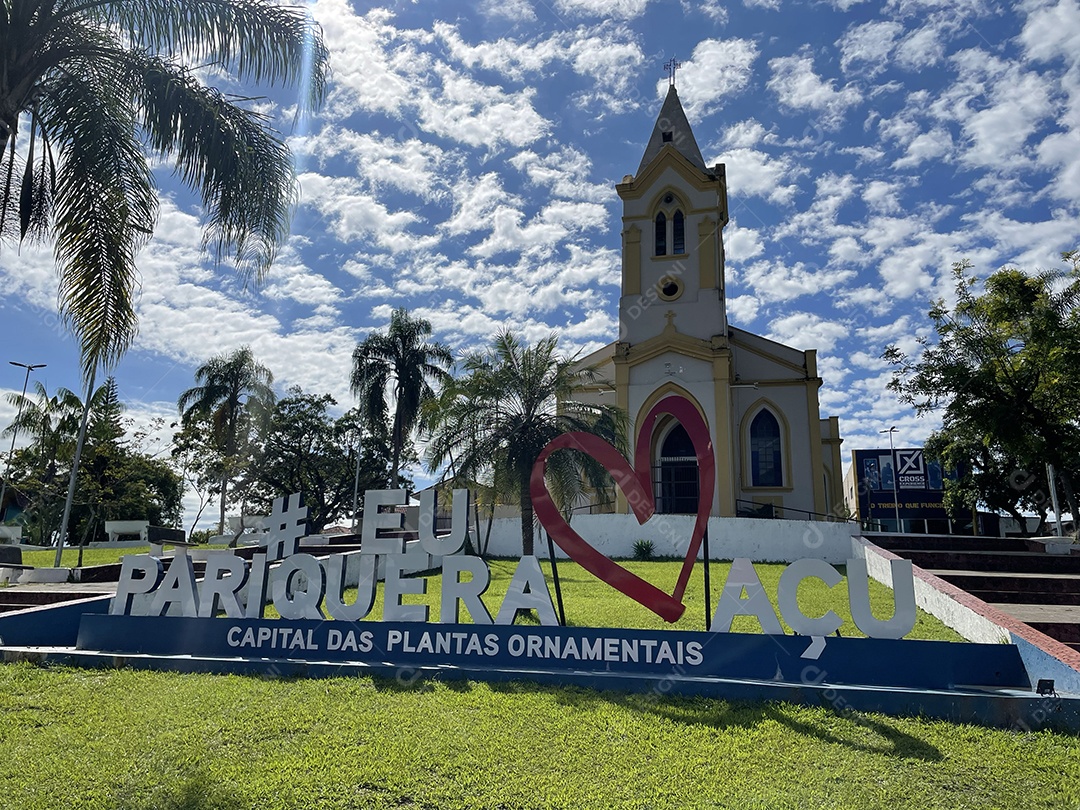 Igreja na cidade de pariquera açu no Vale do Ribeira em São Paulo